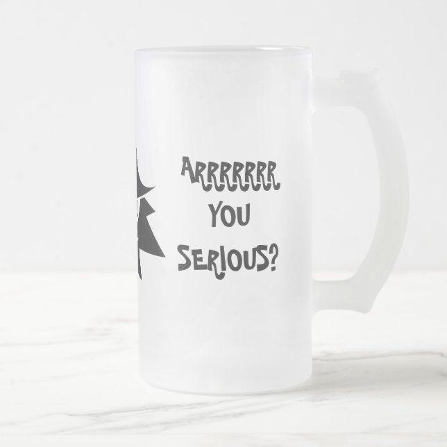 ERNST DU ERNST? Mattierte Tasse (Rechts)