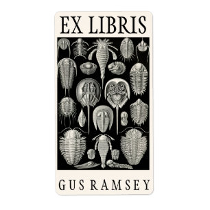 Ernst Haeckel Aspidonia Buchzeichen