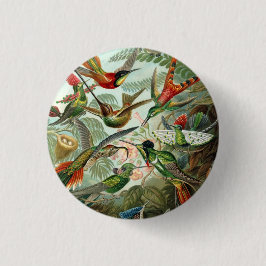Ernst Haeckel Hummingbirds - Kunstformen der Natur Button