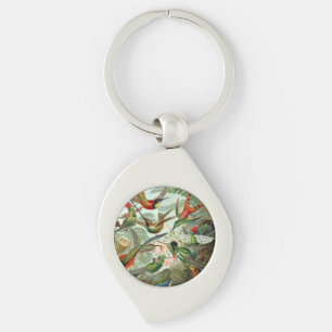 Ernst Haeckel Kolibris - Kunstformen der Natur Schlüsselanhänger