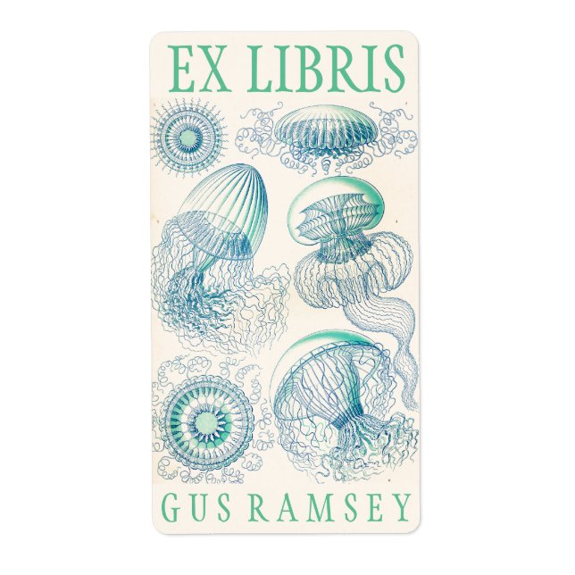 Ernst Haeckel Leptomedusa Buchzeichen (Vorne)