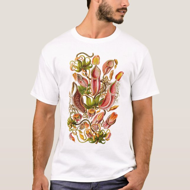 Ernst Haeckel - Nepenthaceae Tshirt (Vorderseite)