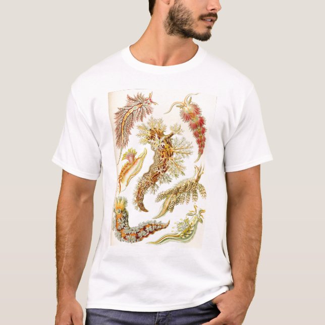 Ernst Haeckel - Nudibranchia-T-Shirt T-Shirt (Vorderseite)