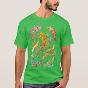 Ernst Haeckel NudiBranssee Slugs T-Shirt