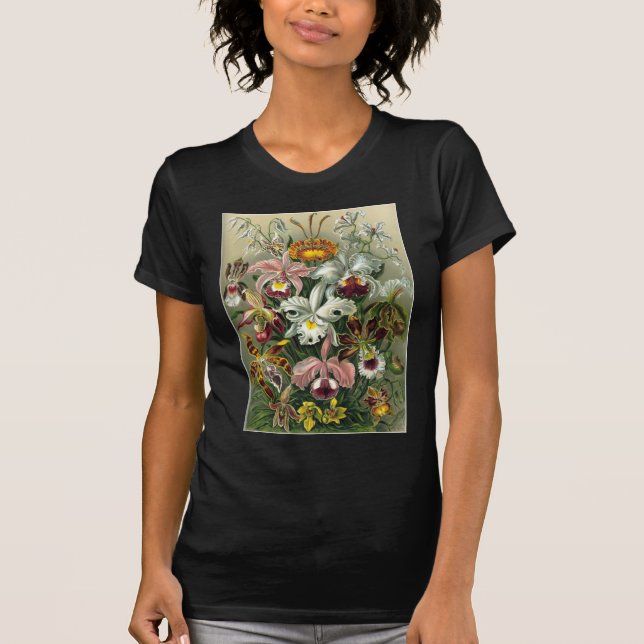 Ernst Haeckel - Orchidae T-Shirt (Vorderseite)