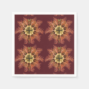 Ernst Haeckel Seescheide Rotes Meer Lebens Kunst Serviette