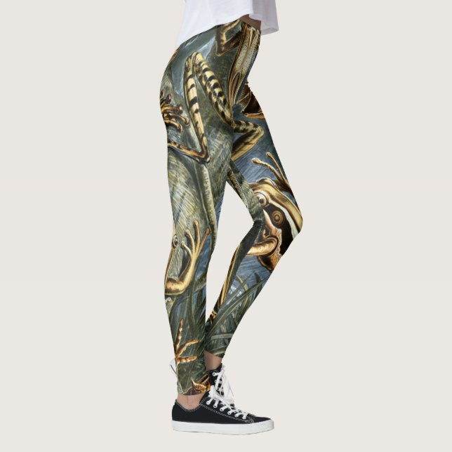 Ernst Haeckel-Vielzahl der exotischen Frösche: Leggings (Rechts)