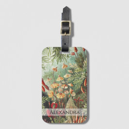Ernst Haeckel Vintag Retro Mushroom Gepäckanhänger