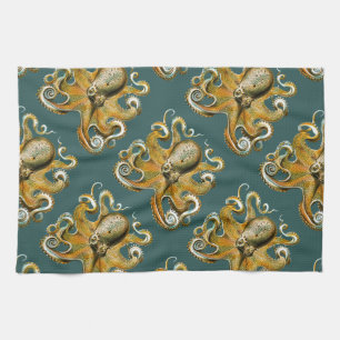 Ernst Haeckels Oktopus Geschirrtuch