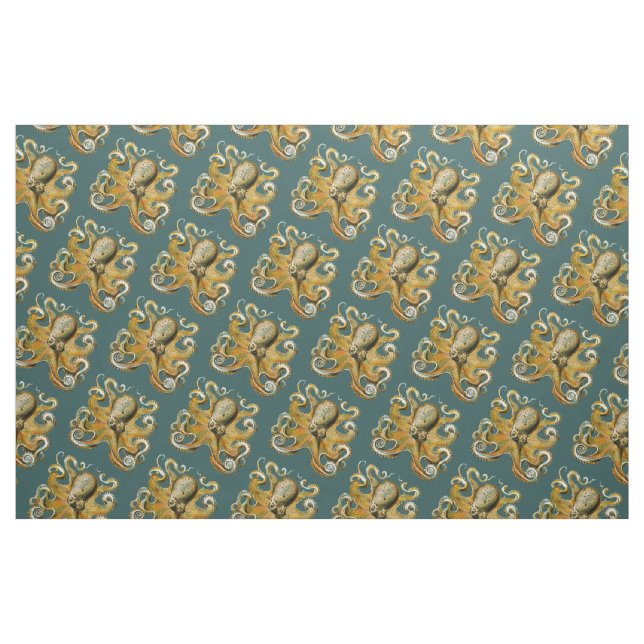 Ernst Haeckels Oktopus Stoff (Fat Quarter (45,7 x 55,9 cm))