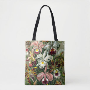 Ernst Haeckel's Orchidaceae Orchids Tote Bag