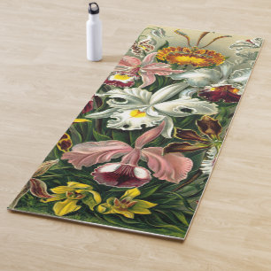 Ernst Haeckel's Orchidaceae Orchids Yoga Mat Yogamatte