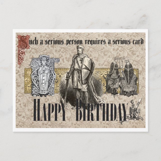 ERNST! HAPPY BIRTHDAY MESSAGE POSTCARD POSTKARTE (Vorderseite)