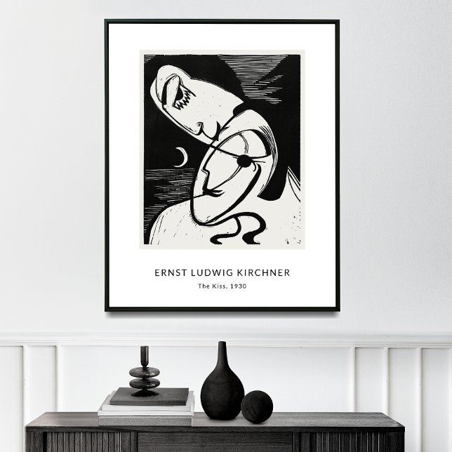 Ernst L. Kirchner - Stilvolle Black&White Moderne  Poster (Von Creator hochgeladen)