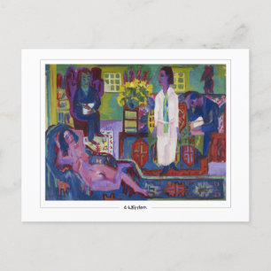 Ernst Ludwig Kirchner #205-2 - Fine Art Postcard Postkarte