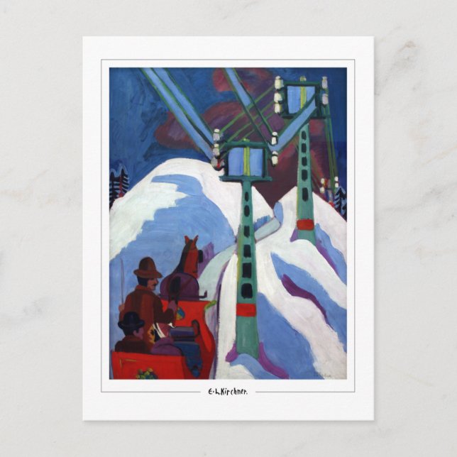 Ernst Ludwig Kirchner #352-2 - Fine Art Postcard Postkarte (Vorderseite)