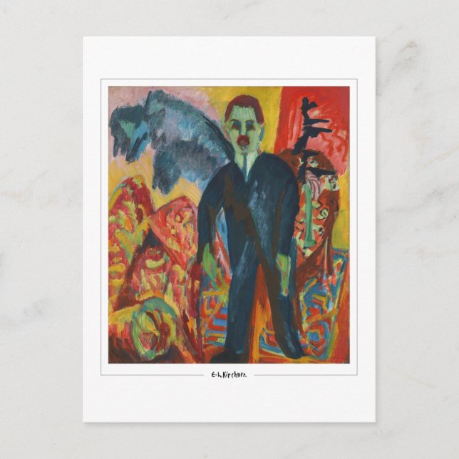 Ernst Ludwig Kirchner #360 - Fine Art Postcard Postkarte (Vorderseite)