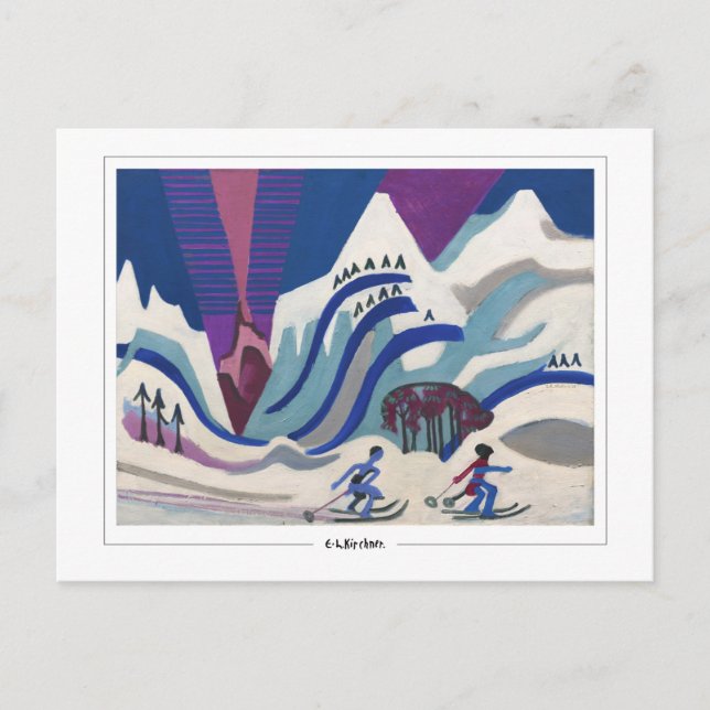 Ernst Ludwig Kirchner #612 - Fine Art Postcard Postkarte (Vorderseite)