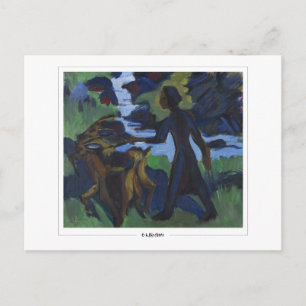 Ernst Ludwig Kirchner #650-2 - Fine Art Postcard Postkarte