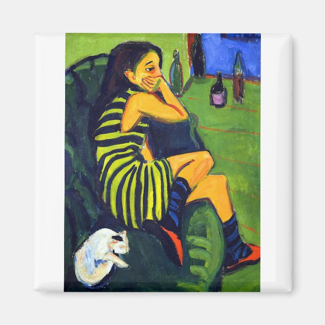 Ernst Ludwig Kirchner Artiste Marcella Magnet (Vorne)