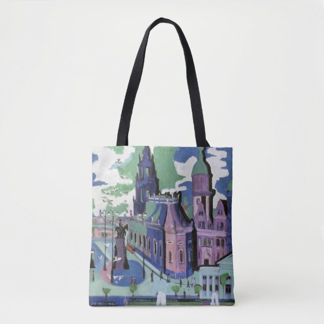 Ernst Ludwig Kirchner Aussicht auf Dresden Schloss (Vorderseite)