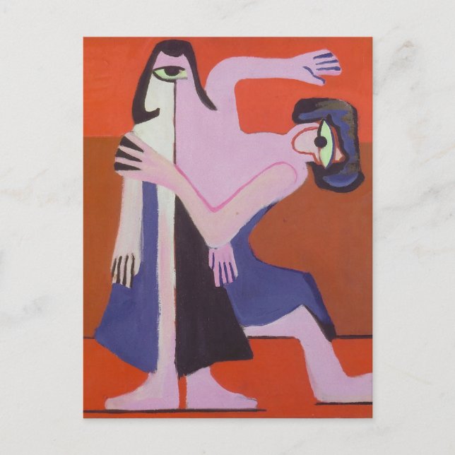 Ernst Ludwig Kirchner - Maskentanz Postkarte (Vorderseite)