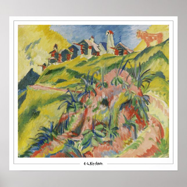 Ernst Ludwig Kirchner Zedign Art Poster #240 (Vorne)