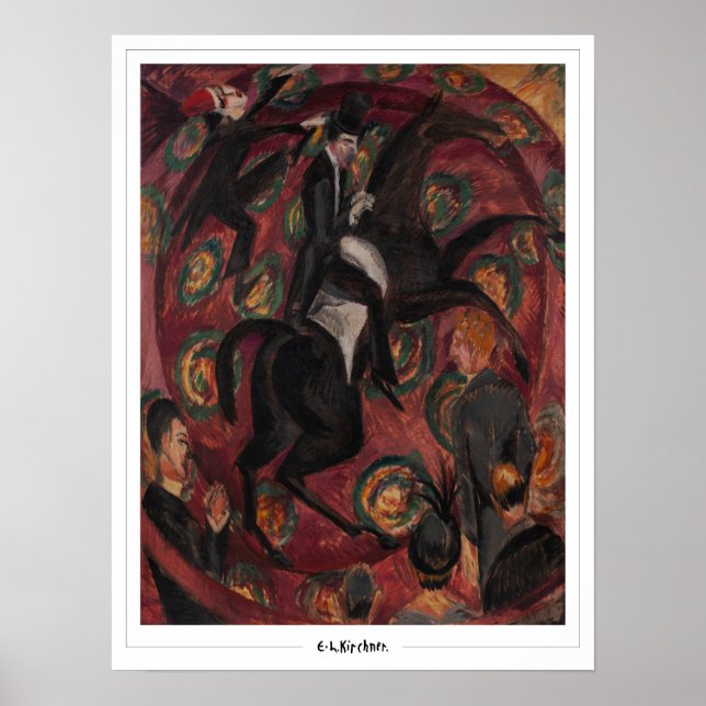 Ernst Ludwig Kirchner Zedign Art Poster #299 (Vorne)
