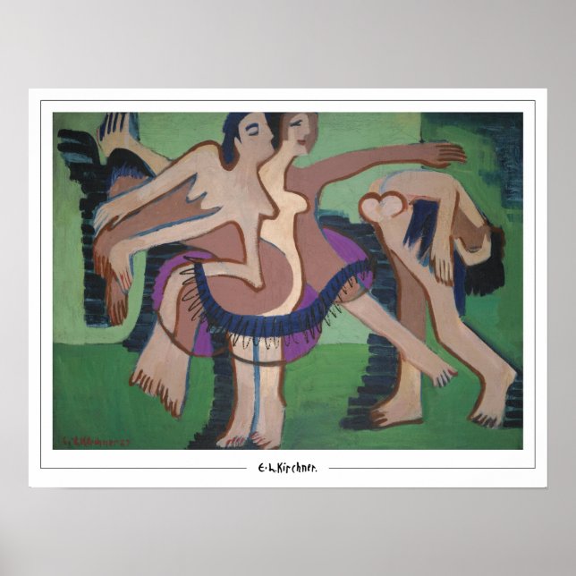 Ernst Ludwig Kirchner Zedign Art Poster #537-2 (Vorne)