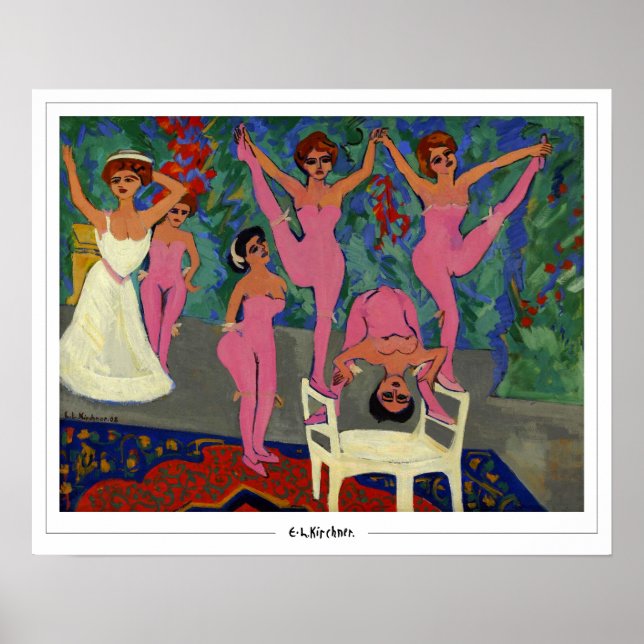 Ernst Ludwig Kirchner Zedign Art Poster #549-2 (Vorne)