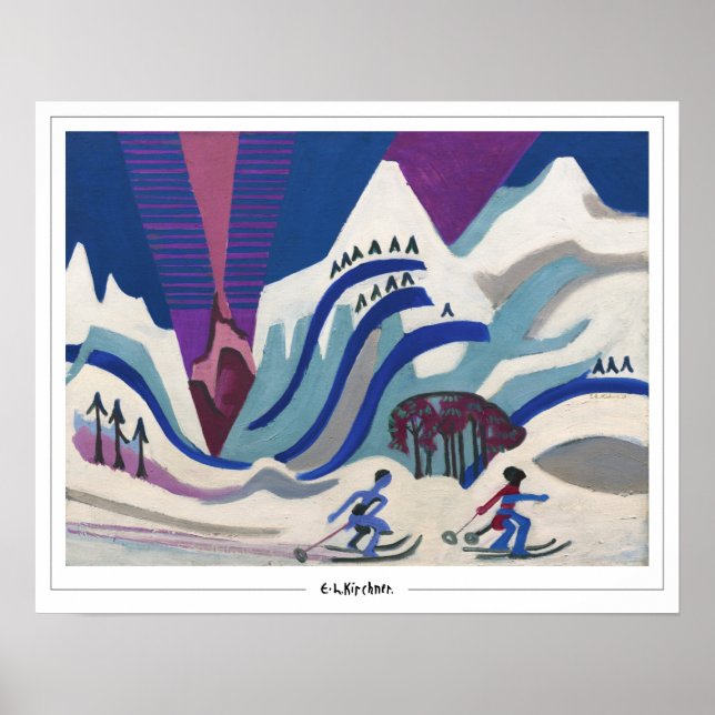 Ernst Ludwig Kirchner Zedign Art Poster #612 (Vorne)