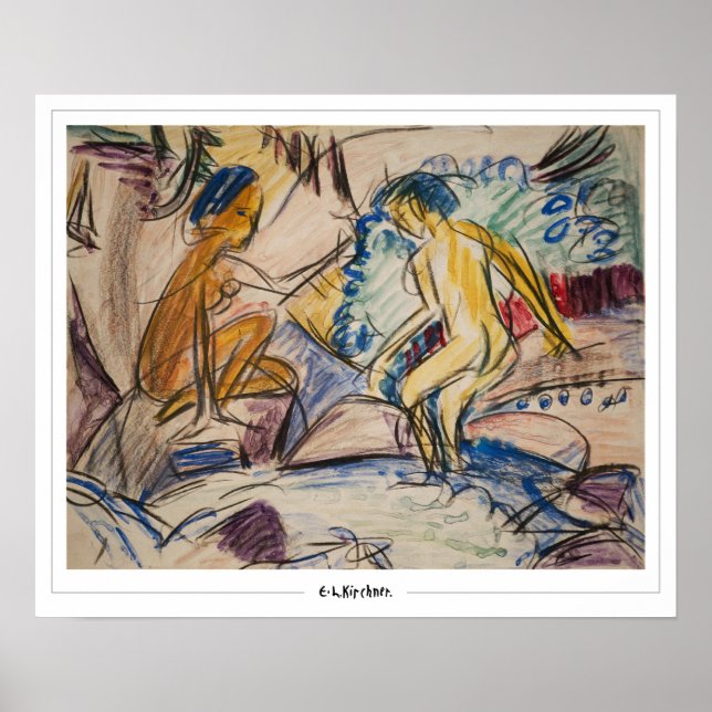 Ernst Ludwig Kirchner Zedign Art Poster #643 (Vorne)