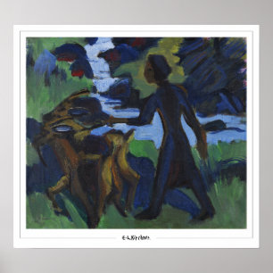 Ernst Ludwig Kirchner Zedign Art Poster #650-2