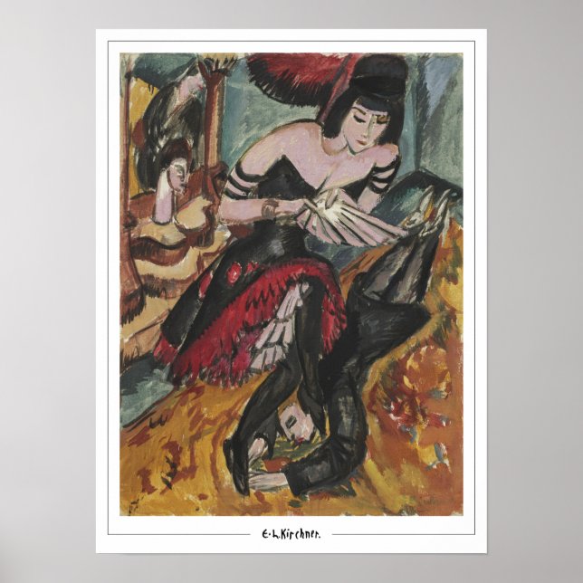 Ernst Ludwig Kirchner Zedign Art Poster #658-2 (Vorne)