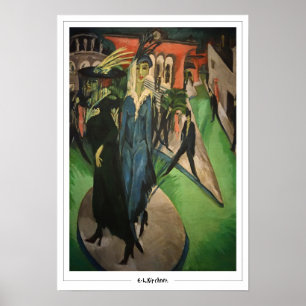 Ernst Ludwig Kirchner Zedign Kunstposter #486-2 Poster