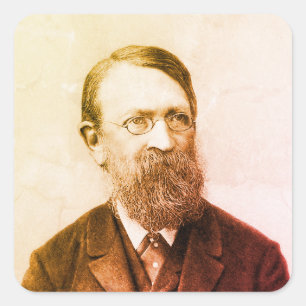 Ernst Mach Quadratischer Aufkleber