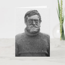 Ernst Shackleton in der antarktischen Karte mit