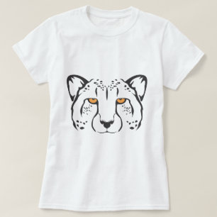 Ernste Gepard-Katze T-Shirt