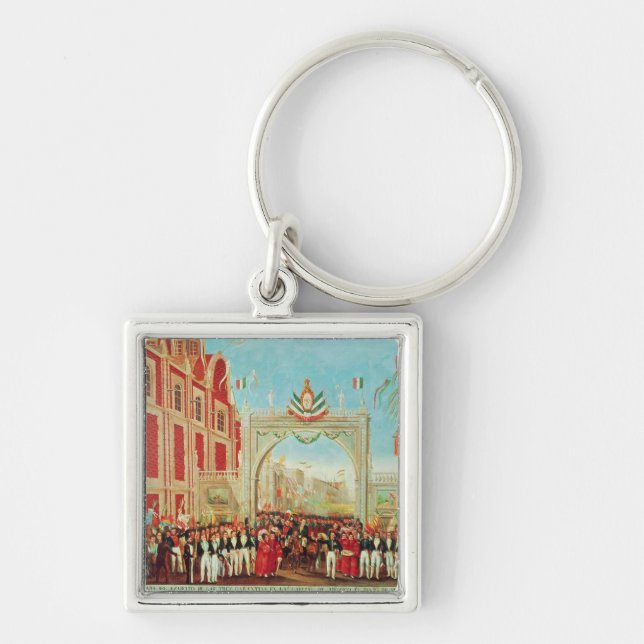 Ernster und friedlicher Eintritt der Armee Schlüsselanhänger (Vorne)