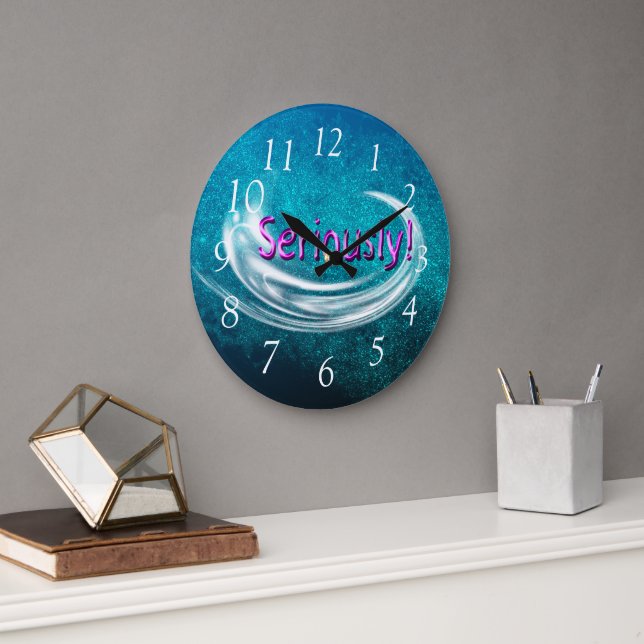 ernsthaft große wanduhr (Büro)