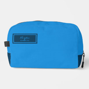 Ernsthaft Klassisch Minimal Einfach Blau Waschbeutel