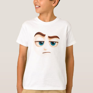 Ernsthaft? Unbeeindrucktes blauäugiges großes Stim T-Shirt