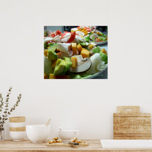 Ernsthafter Salat Poster