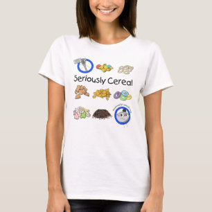Ernsthaftes Getreide kennen den T - Shirt der Frau
