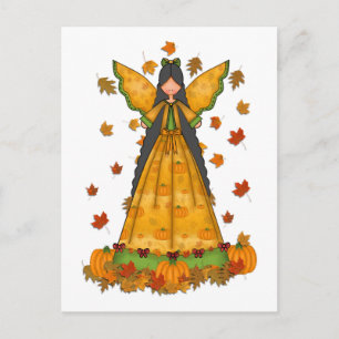 Ernte Angel Erntedank Postcard Feiertagspostkarte