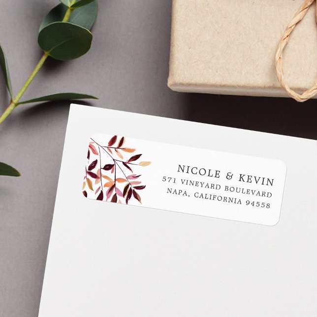 Ernte | Aquarellfolien-Rücksendeadresse (Von Creator hochgeladen)