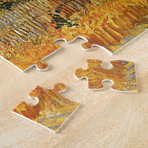 Ernte bei La Crau, mit Montmajour... Puzzle
