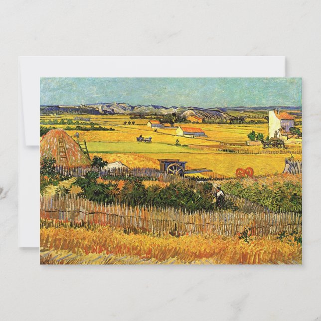 Ernte bei La Crau - van Gogh (Vorderseite)