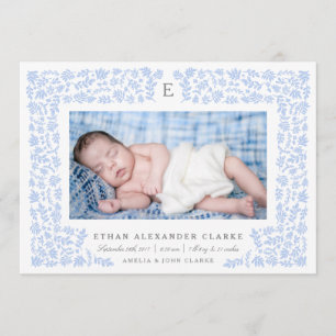 Ernte Blume Geburtsankündigung Ankündigung