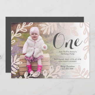 Ernte Blume Geburtstag Einladung